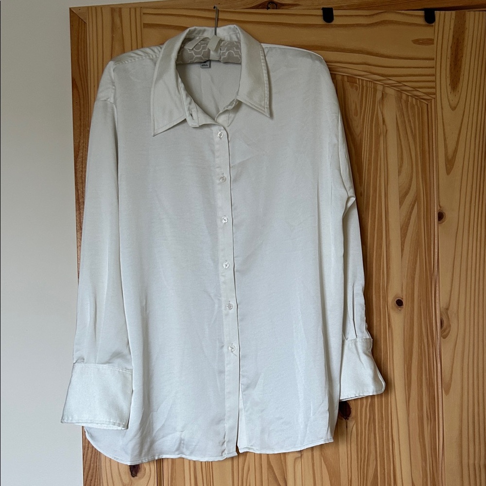 a new day Cream Long Sleeve Blouse